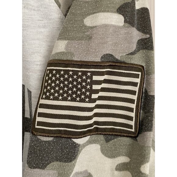 Virginia Tech Hokies Beige Tan Camo L/S T-Shirt Men's Size 2XL NCAA Colosseum - Picture 6 of 8